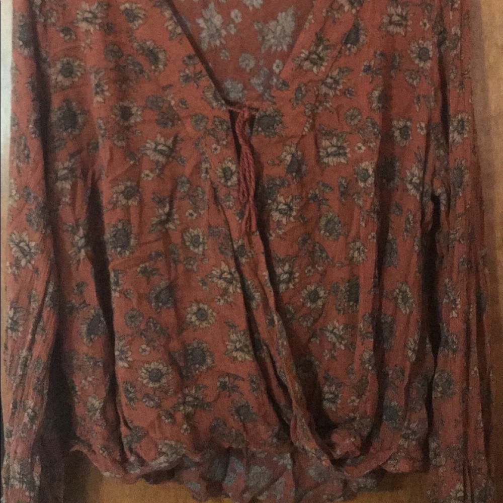 Orange sunflower top